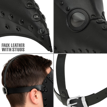 Pestdokter masker zijaanzicht – maskers