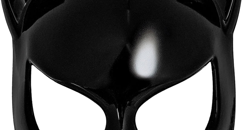 Oogmasker kat zwart voor dames vooraanzicht – maskers