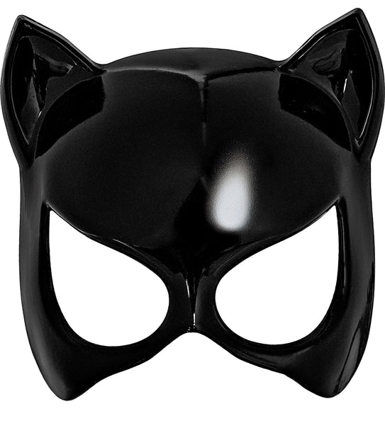 Oogmasker kat zwart voor dames vooraanzicht – maskers