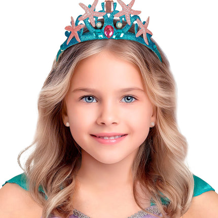 Zeemeermin tiara (art. 12021) detailopname – accessoires