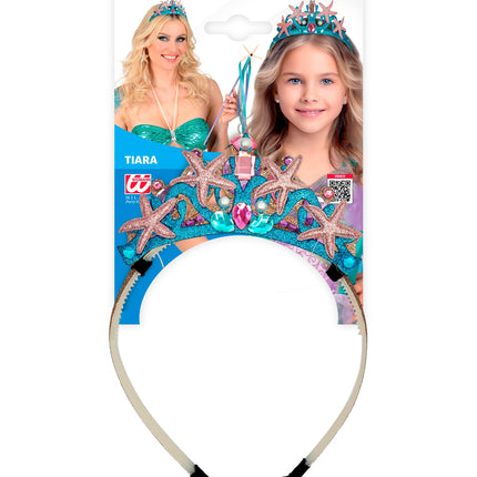 Zeemeermin tiara (art. 12021) zijaanzicht – accessoires