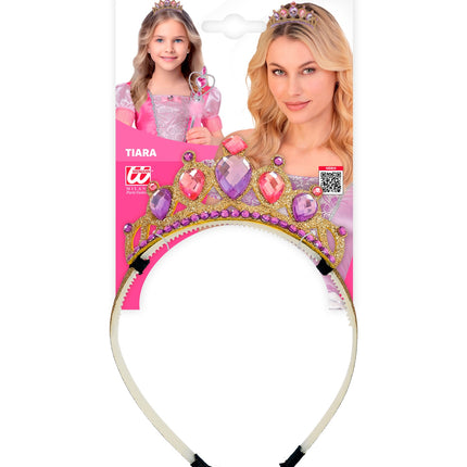 Prinsessen tiara zijaanzicht – accessoires