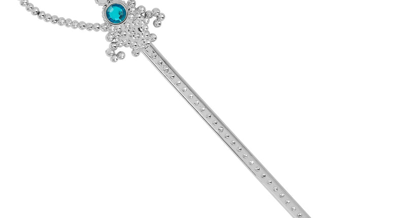 Toverstaf sneeuw prinsessen vooraanzicht – accessoires