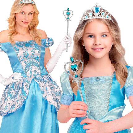 Toverstaf sneeuw prinsessen achterkant – accessoires