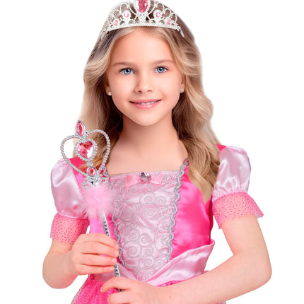 Toverstaf prinsessen met marabou detailopname – accessoires