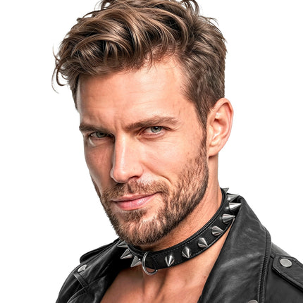 Met spikes choker sfeerbeeld – accessoires