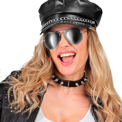 Met spikes choker styling – accessoires