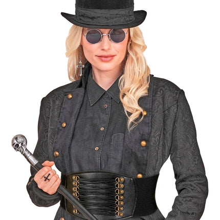 Korset riem stretch zwart voor dames totaalbeeld – kleding
