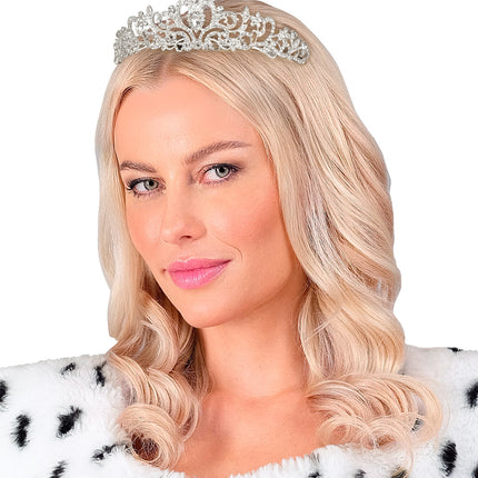 Tiara strass voor dames close-up – sieraden