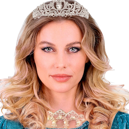 Tiara strass voor dames sfeerbeeld – sieraden
