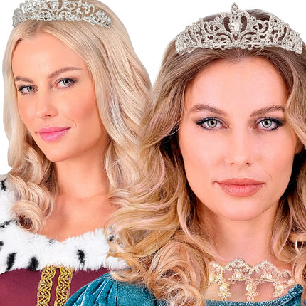 Tiara strass voor dames achterkant – sieraden