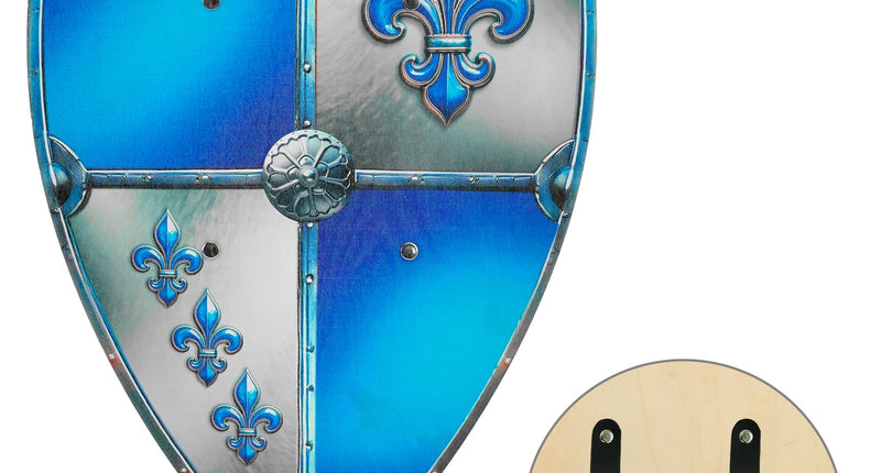 Schild Fleur-De-Lis houten voor jongens vooraanzicht – accessoires