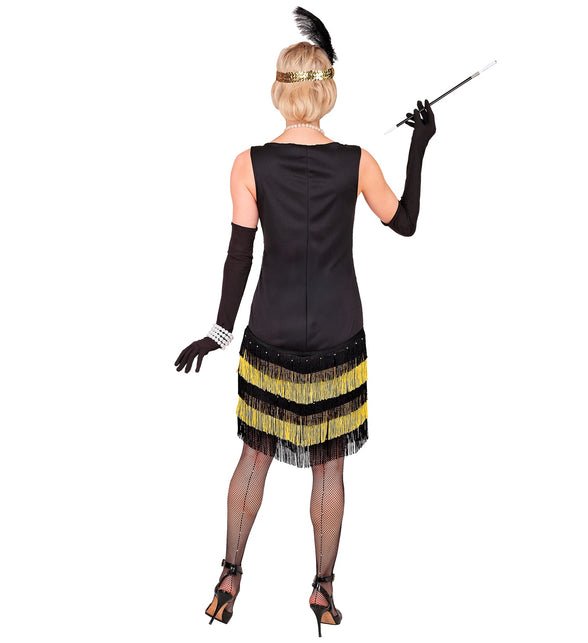 Roaring jaren 20 flapper jurk voor dames totaalbeeld – kostuums