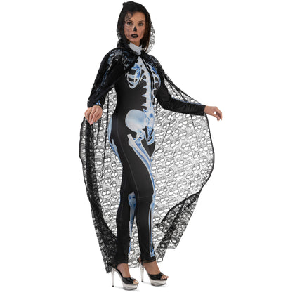 Halloween cape schedels kant — foto 2