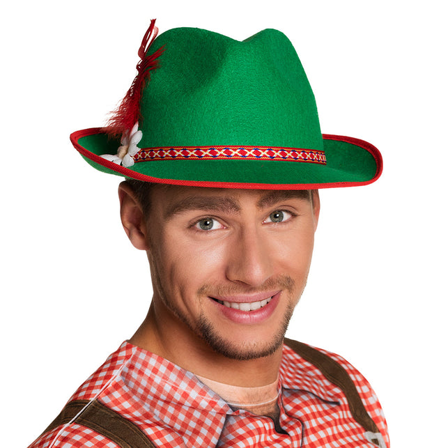 Tirol hoedje groen