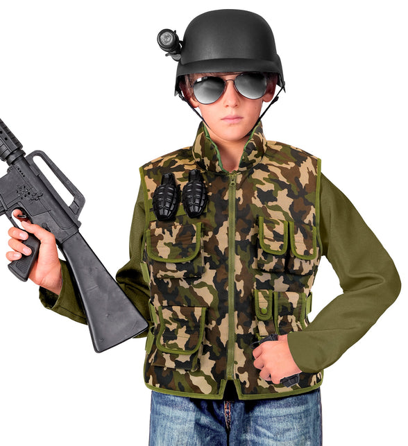 Militair camouflage vest kostuum Lynn kind — foto 4