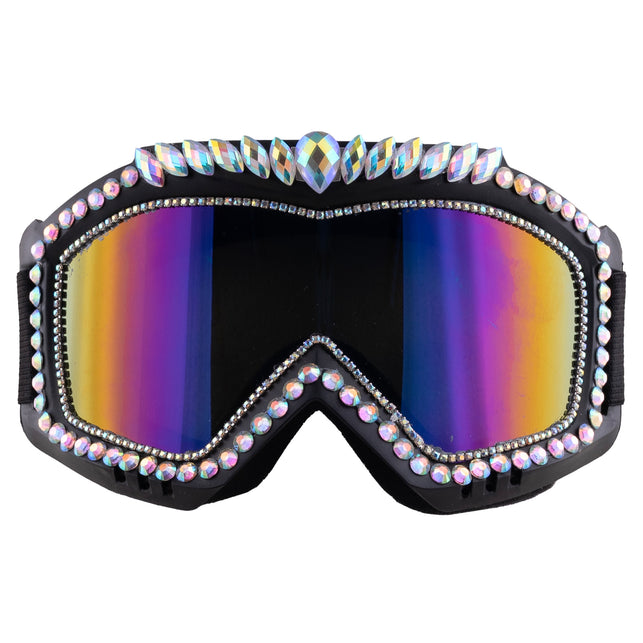 Ski bril met strass steentjes diamant — foto 2