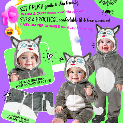 Husky pak pluche fluweel hond — foto 4