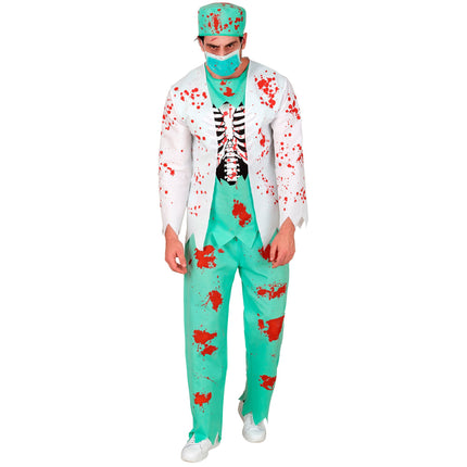 Zombie dokter jas voor heren — foto 3