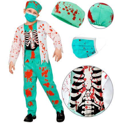 Zombie dokter jas voor jongens — foto 2