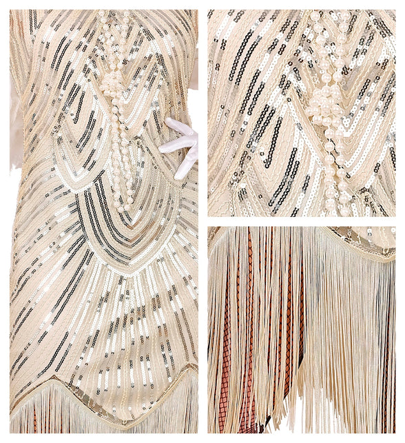 Roaring jaren 20 gatsby flapper jurk voor dames productfoto – kostuums