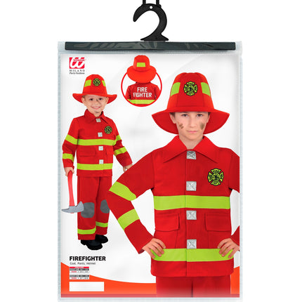 Brandweer jas voor jongens totaalbeeld – kostuums