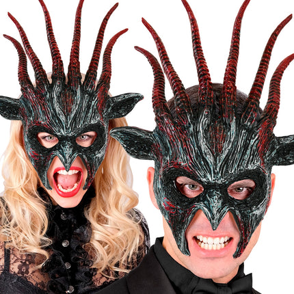 Masker beest infernaal detailopname – verkleedkleding