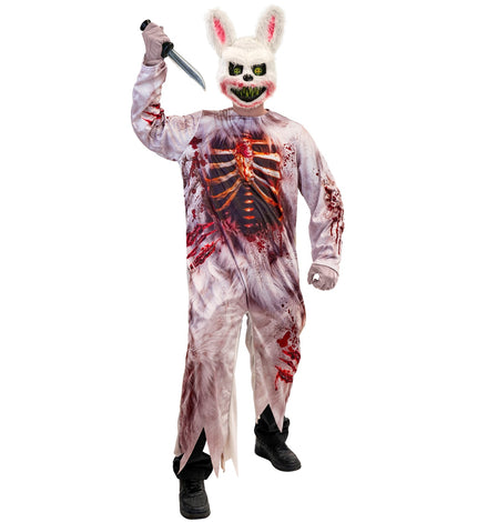 Zombie konijn jumpsuit voor heren vooraanzicht – kostuums