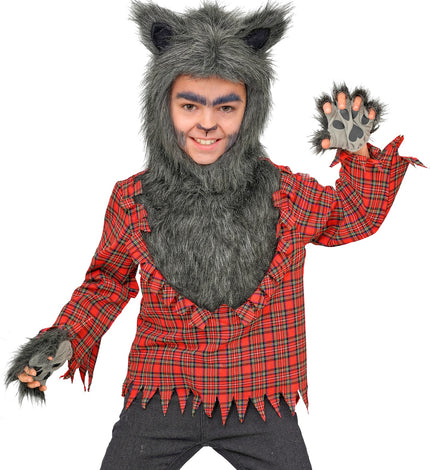 Weerwolf shirt voor jongens vooraanzicht – kostuums