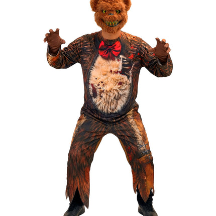 Zombie beer jumpsuit voor heren detailopname – kostuums