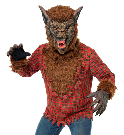 Weerwolf shirt voor heren vooraanzicht – kostuums