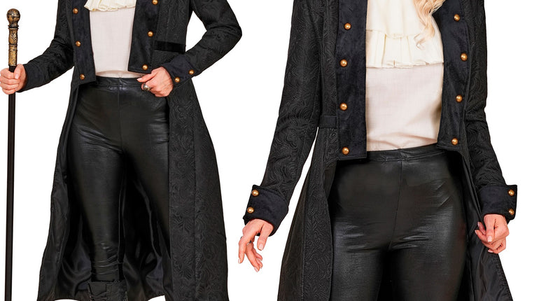 Victorian jas voor dames vooraanzicht – kostuums