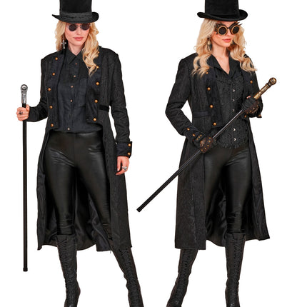 Victorian jas voor dames zijaanzicht – kostuums