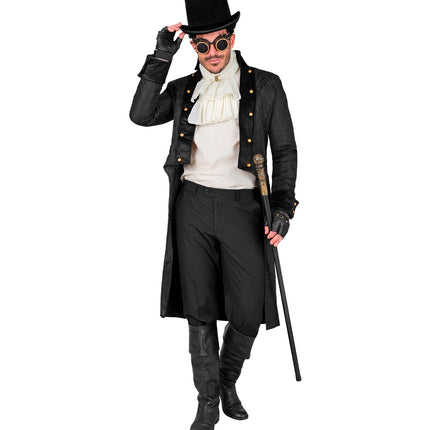Victorian jas voor heren detailopname – kostuums