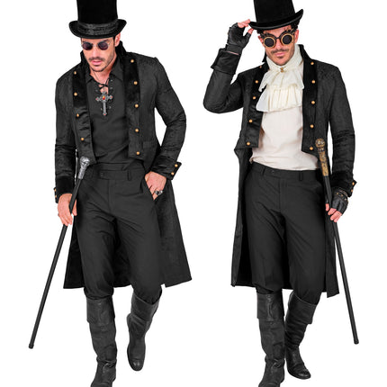 Victorian jas voor heren zijaanzicht – kostuums