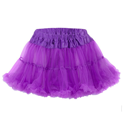 Paarse tutu voor dames detailopname – kleding