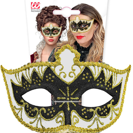 Oogmasker venetiaans voor dames zijaanzicht – oogmaskers