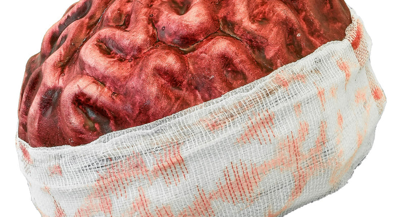 Hoofddeksel brein Eva vooraanzicht – schmink