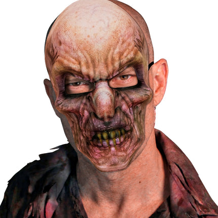 Zombie masker stof voor heren sfeerbeeld – maskers