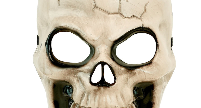 Schedel masker kunststof voor heren vooraanzicht – maskers