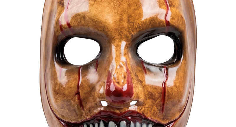 Masker psycho clowns kunststof vooraanzicht – maskers