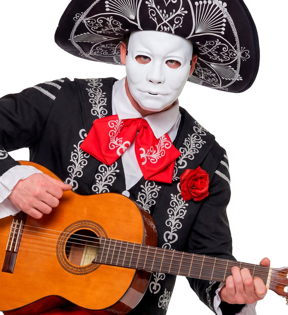 Masker man hard kunststof wit voor heren styling – maskers