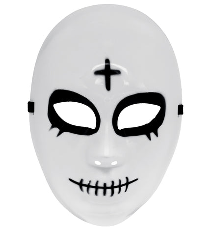 Masker satanisch hard kunststof vooraanzicht – maskers