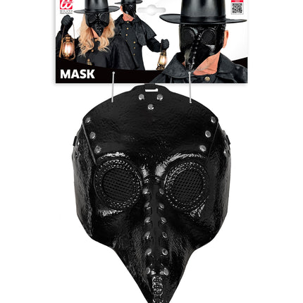 Masker pestdokter hard kunststof zijaanzicht – maskers
