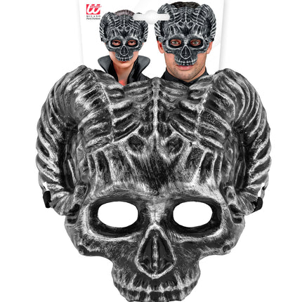 Schedel masker ram hard kunststof zijaanzicht – maskers