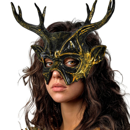 Masker Baphomet hard kunststof detailopname – maskers