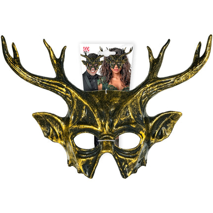 Masker Baphomet hard kunststof zijaanzicht – maskers