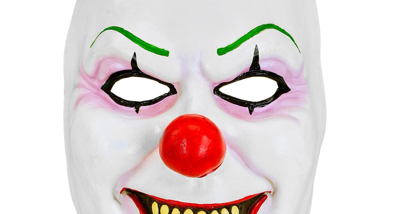 Masker boze clowns latex vooraanzicht – maskers