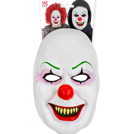 Masker boze clowns latex zijaanzicht – maskers