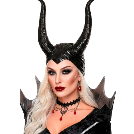 Malefica hoofddeksel voor dames detailopname – hoeden